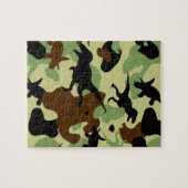 Dinosaur camouflage puzzel (Horizontaal)