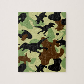 Dinosaur camouflage puzzel