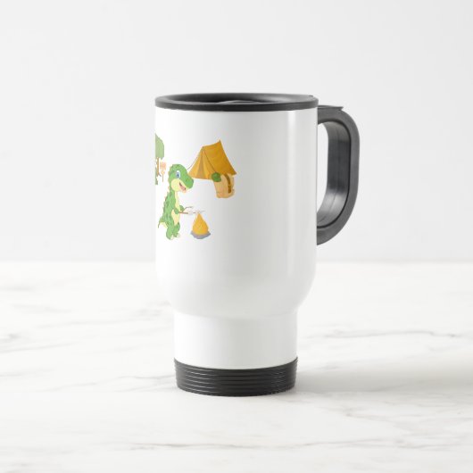 Dinosaur Camper Café Et Mugs De Voyage (Devant droit)