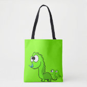 Dinosaur Canvas tas (Voorkant)
