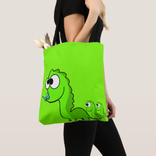 Dinosaur Canvas tas