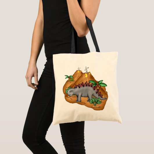 Dinosaur Canvas tas (Voorkant (product))