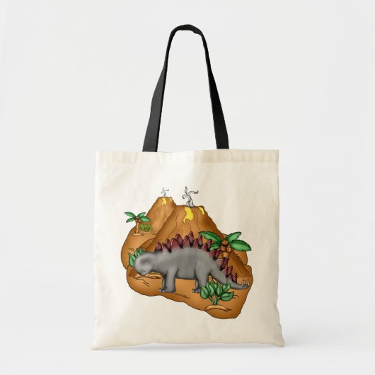 Dinosaur Canvas tas (Voorkant)