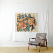 Dinosaur Cat Explorer Wandkleed (In Situ (horizontaal))