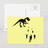 Dinosaur Chasey - Label! Jij bent het! Briefkaart (Voorkant / Achterkant)