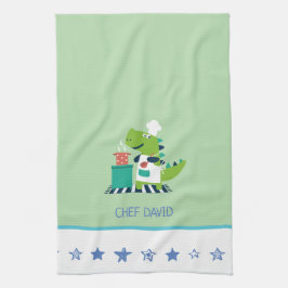 Dinosaur Chef Kitchen Towel Theedoek