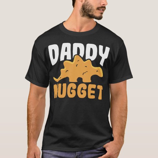 Dinosaur Chicken Dady Nugget Men Dino Nugget T-shirt (Voorkant)