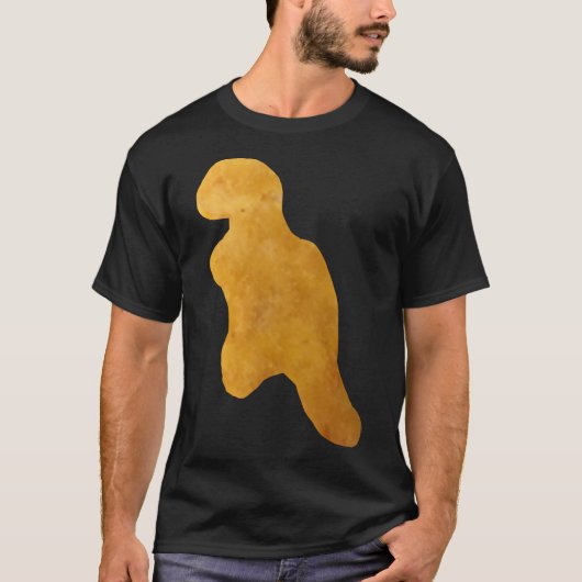 Dinosaur Chicken Nugget T Rex T-shirt (Voorkant)