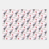 Dinosaur Christmas Wrapping Paper Sheets (Voorkant 2)