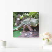 Dinosaur Clock Vierkante Klok (Huis)