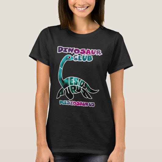 DINOSAUR CLUB PLESIOSAURUS T-SHIRT (Voorkant)