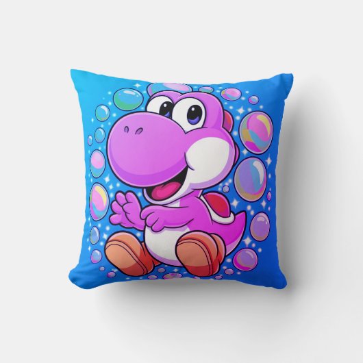Dinosaur Coussin de dessin animé | Décor de chambr (Recto)
