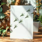 Dinosaur Cowboy 4e anniversaire Invitation