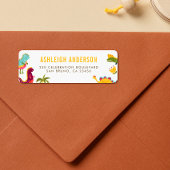 Dinosaur | Creëer Uw eigen retouradres Etiket