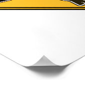 Dinosaur Crossing Poster (Hoek)