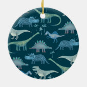 Dinosaur Cute Keramisch Ornament (Achterkant)