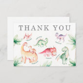 Dinosaur Dank u wel (Voorkant / Achterkant)