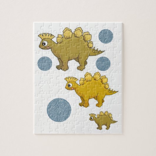 Dinosaur Decoratief Jigzaag Puzzle Legpuzzel (Verticaal)