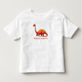 Dinosaur Design Toddler T-shirt voor uw kind (Voorkant)