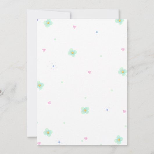 Dinosaur Deux Rex 2e Invitation de fête d'annivers (Dos)