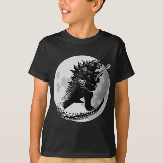 Dinosaur die gitaar Electric Acoustic Led Rock spe T-shirt