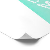 Dinosaur Dino Mite Birthday Party Welkomstteken Poster (Hoek)