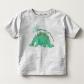 Dinosaur dit le t-shirt pour enfants Stegosaurus (Devant)