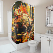 Dinosaur Douchegordijn (In situ)