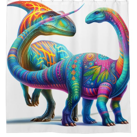 Dinosaur Douchegordijn (Voorkant)
