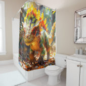 Dinosaur Douchegordijn (In situ)