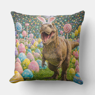Dinosaur Easter Bunny Kussen