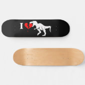 Dinosaur eet hart skateboard (Horizontaal)