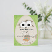 Dinosaur Egg Kaart (Staand voorkant)