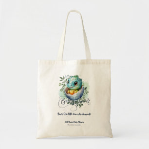 Dinosaur Egg Schattigee Waterverf verlaat Baby sho Tote Bag