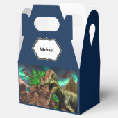 Dinosaur eiland pterodactyl t-rex jongens partij bedankdoosjes (Geopend)