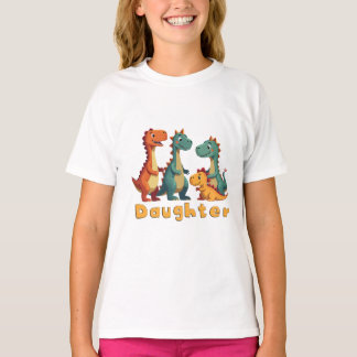 Dinosaur Familie T-shirt (dochter)
