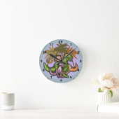 Dinosaur Family Clock Ronde Klok (Huis)