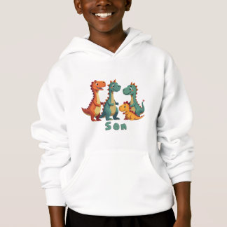 Dinosaur Family Hoodie (zoon)
