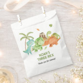 Dinosaur Faveur Sacs Garçon Anniversaire Trex Tric (Coupé)