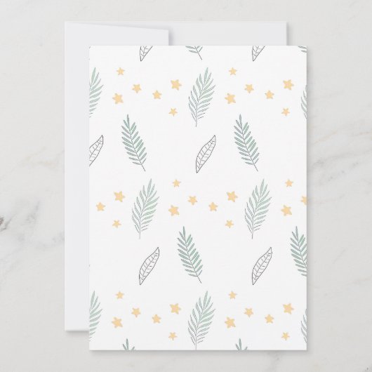 Dinosaur fille 4e anniversaire Invitation mignonne (Dos)