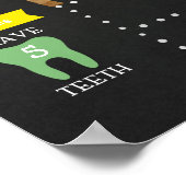 Dinosaur First Birthday Chalkboard Milestone Poster (Hoek)