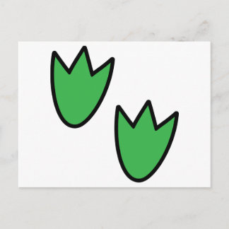 Dinosaur Footprint Briefkaart