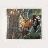 Dinosaur Forêt Casquette Pirate Tapisserie personn (Devant (Horizontal))