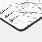 Dinosaur Fossil Botten Patroon Bureaumat (Hoek)