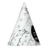 Dinosaur Fossil Botten Pattern Birthday Age Feesthoedjes (Links)