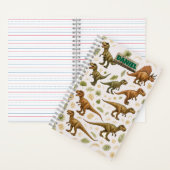 Dinosaur Fossil et Carnet de fougère (À l'intérieur)