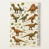 Dinosaur Fossil et Carnet de fougère (Verso)