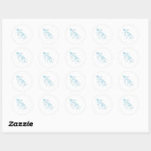 Dinosaur Fossils Ronde Sticker (Vel)