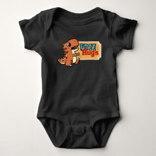 Dinosaur Free Hugs Baby/peuter/kinder Apparel Romper