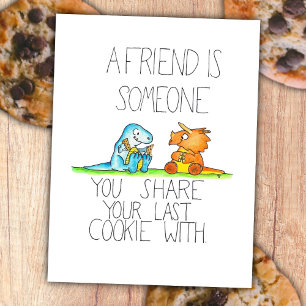 DINOSAUR FRIENDS 2 briefkaart van Nicole Janes